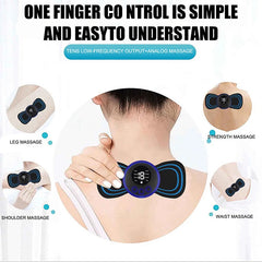 Mini Portable Neck Massager, Neck Stretcher For Cervical Muscle Pain And Shoulder Relaxation