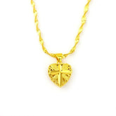 Heart Shaped Love Charm Necklace