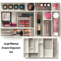 Large Makeup Drawer Organizer Set