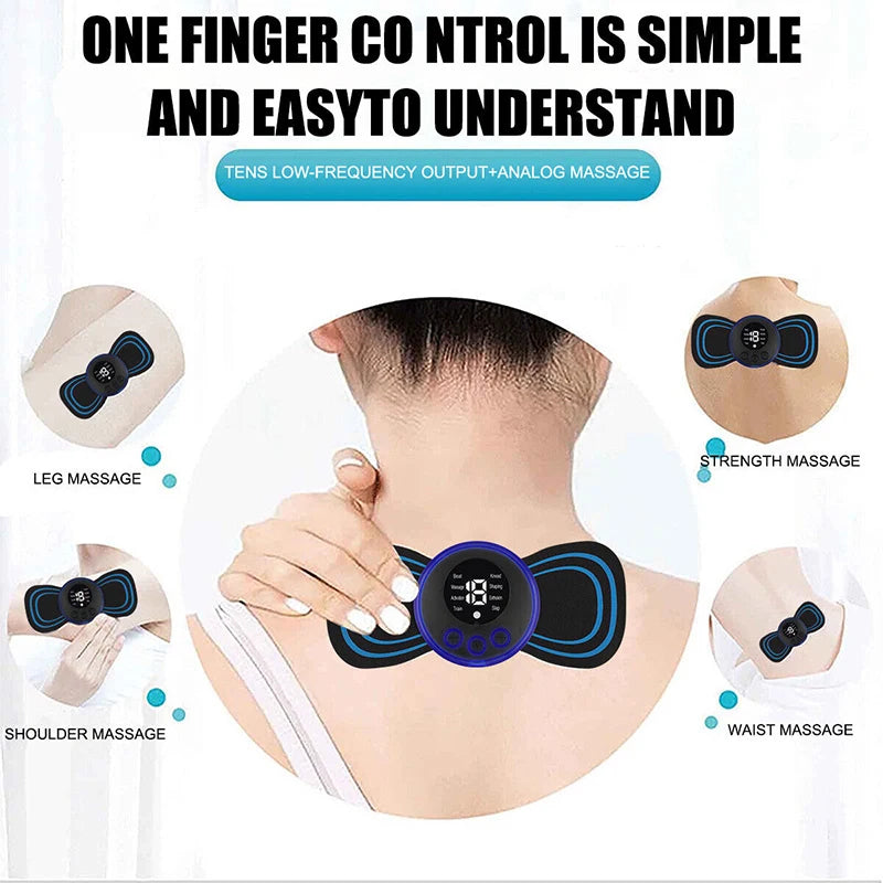 Mini Portable Neck Massager, Neck Stretcher For Cervical Muscle Pain And Shoulder Relaxation