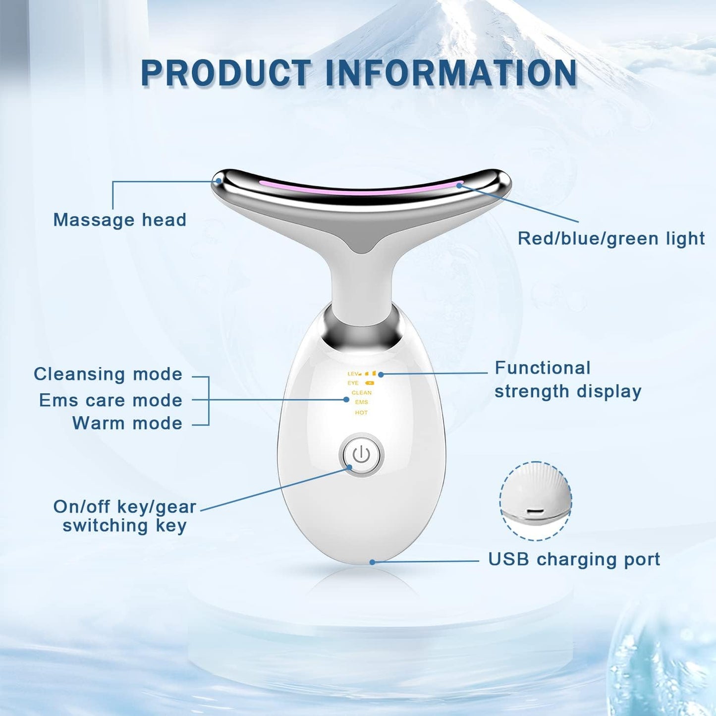 Neck EMS Beauty Device