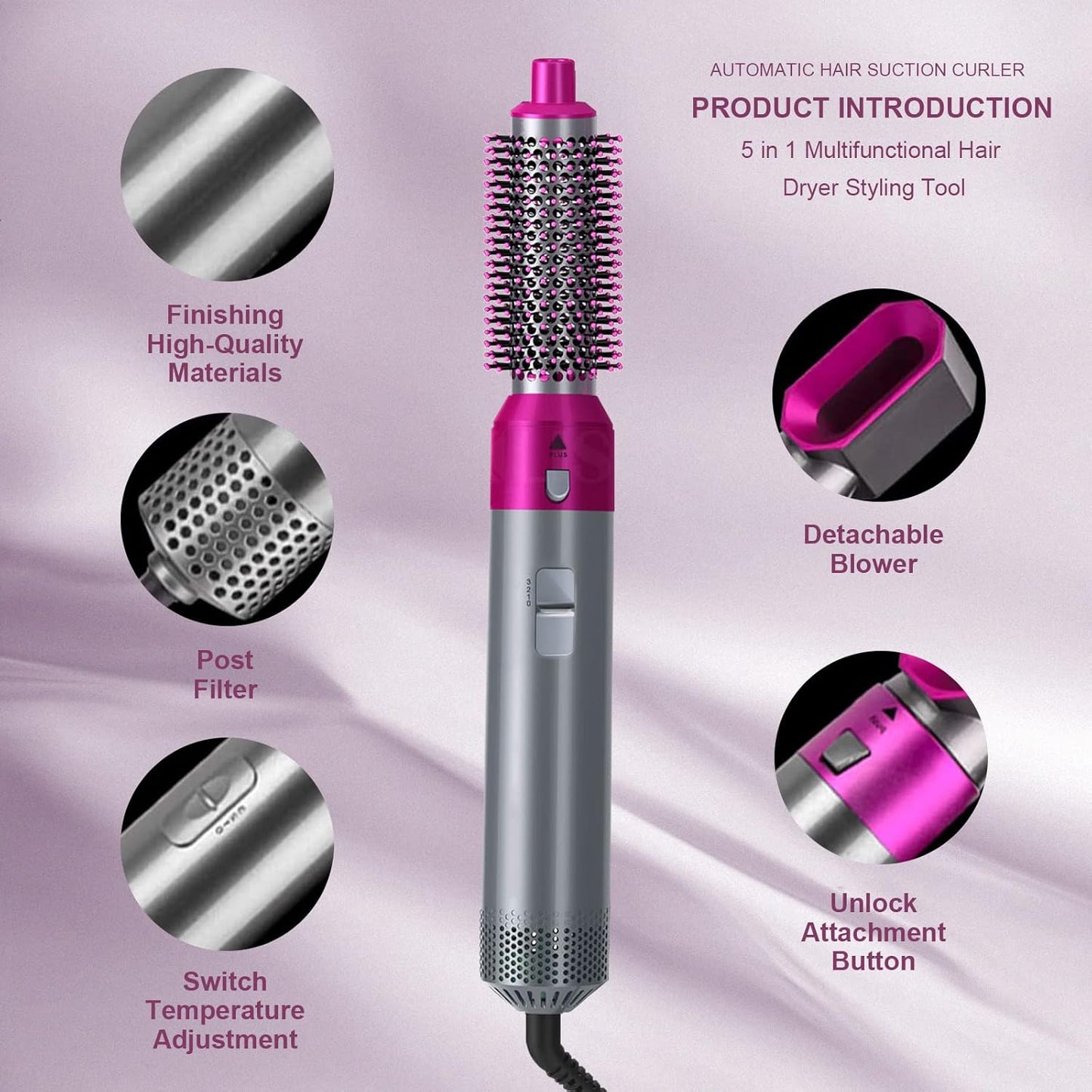 GlamWave 5-in-1 Air Styler