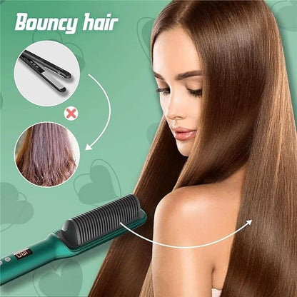 Hair Straightener Professional Quick Heated Electric Hot Hair Comb