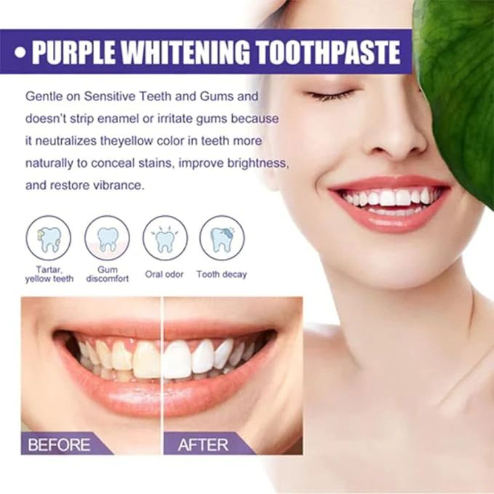 New Purple Whitening Toothpaste